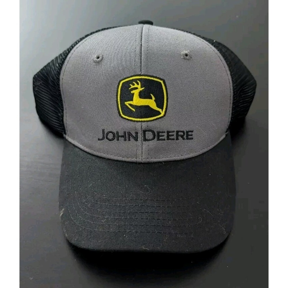 John Deere Original Equipment Cloth/Mesh Trucker Hat Cap